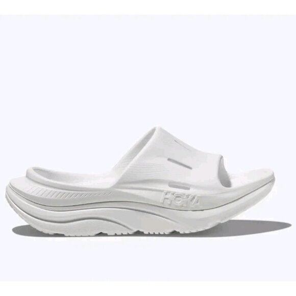 Hoka Ora Recovery Slide 3 Womens Size 14 / Mens Size 12 White 1135061 Sandal NEW main image 12